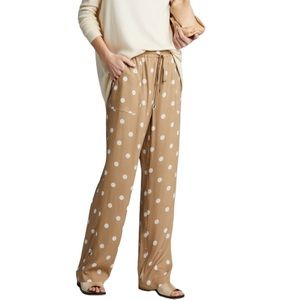 Elie Tahari Zuma Polka Dot Drawstring Pants